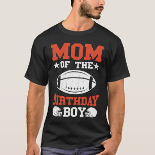 Camiseta Mãe do garoto de aniversário para adeptos american