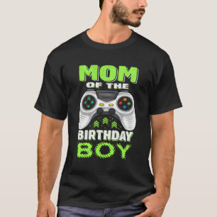 Camiseta Mãe Do Garoto De Aniversário Que Combina Com O Víd