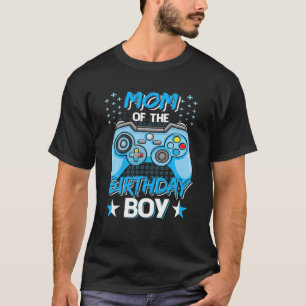 Camiseta Mãe Do Garoto De Aniversário Que Combina Com O Víd