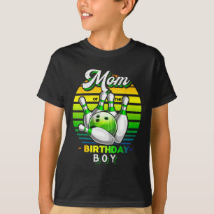 Camiseta Mãe Do Garoto De Aniversário Que Corresponde À Bol