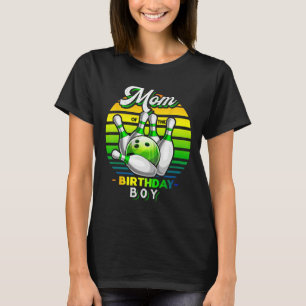 Camiseta Mãe Do Garoto De Aniversário Que Corresponde À Bol