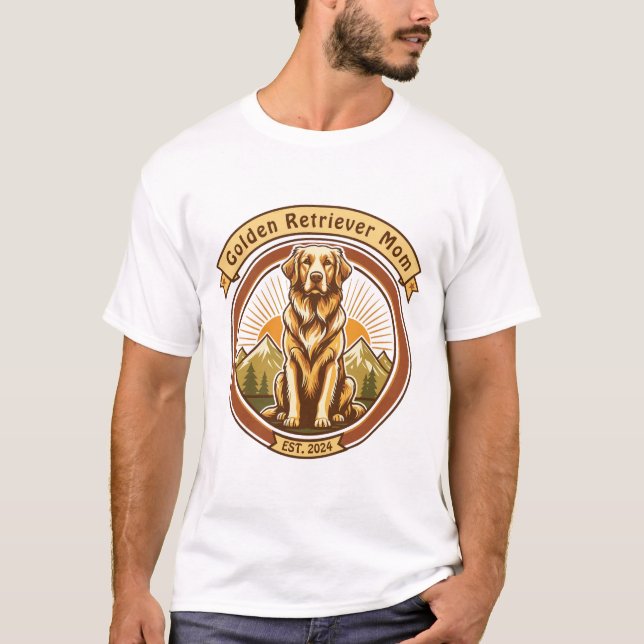 Camiseta Mãe do Golden Retriever (Frente)