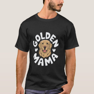 Camiseta Mãe do Golden Retriever Amante de Cães Mulheres Me