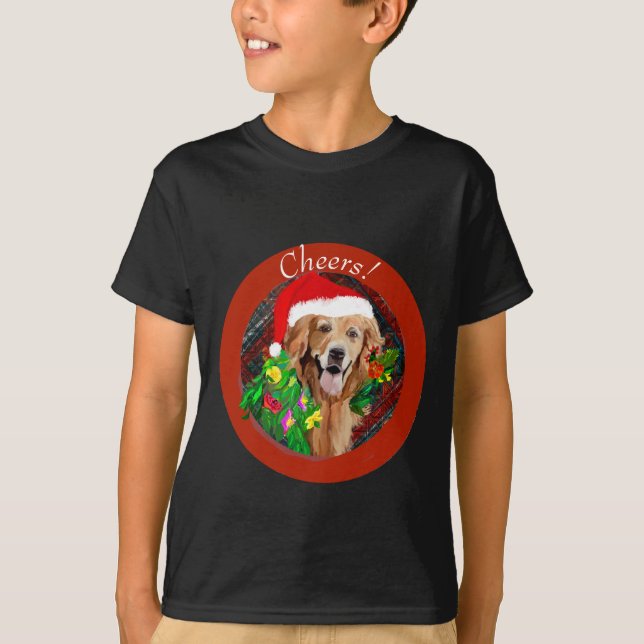Camiseta Mãe do Golden Retriever Raça de Cachorro Fofa (Frente)