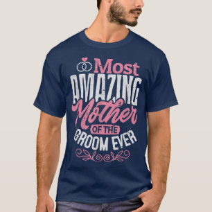 Camiseta Mãe do Groom MOG Grooms, Mãe Tee Casada