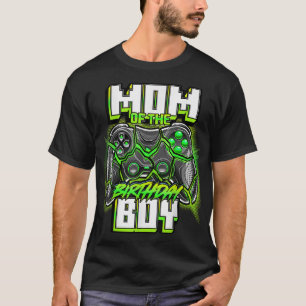 Camiseta Mãe do Jogo de Vídeo da Família de Aniversário que