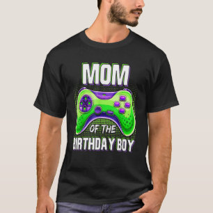 Camiseta Mãe do Jogo de Vídeo da Família de Aniversário que
