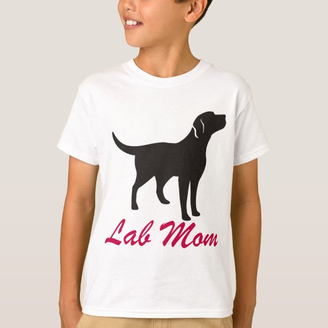 Camiseta Mãe do laboratório preto (Frente)