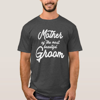 Camiseta Mãe do lindo retro do Groom