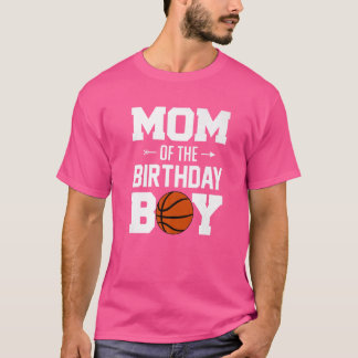 Camiseta Mãe Do Matador Da Família Birthday Boy Basball
