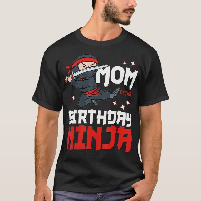 Camiseta Mãe do Melhor Garoto do Partido das Mamães Ninja d (Frente)