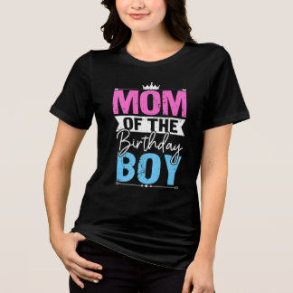 Camiseta Mãe do Menino Aniversariante | Mãe do Men