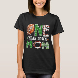 Camiseta Mãe Do Menino De Um Ano De Idade Aniversário De 1 