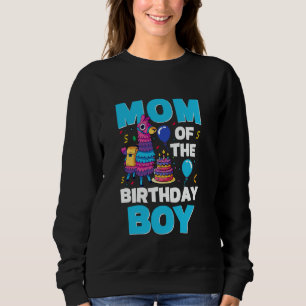 Camiseta Mãe Do Menino Llama De Aniversário Presentes Diver