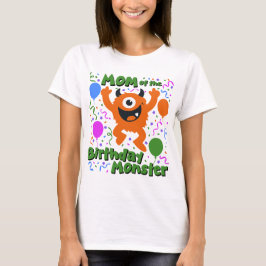 Camiseta Mãe do Monstro de Aniversário
