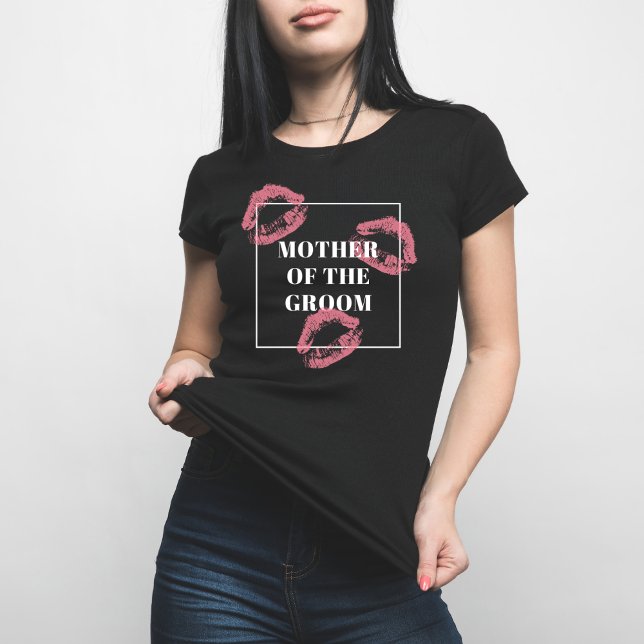 Camiseta Mãe Do Noivo Personalizado Moderno (Criador carregado)