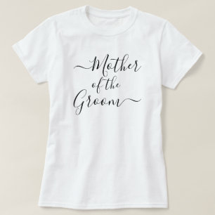 Camiseta Mãe do Noivo script moderno