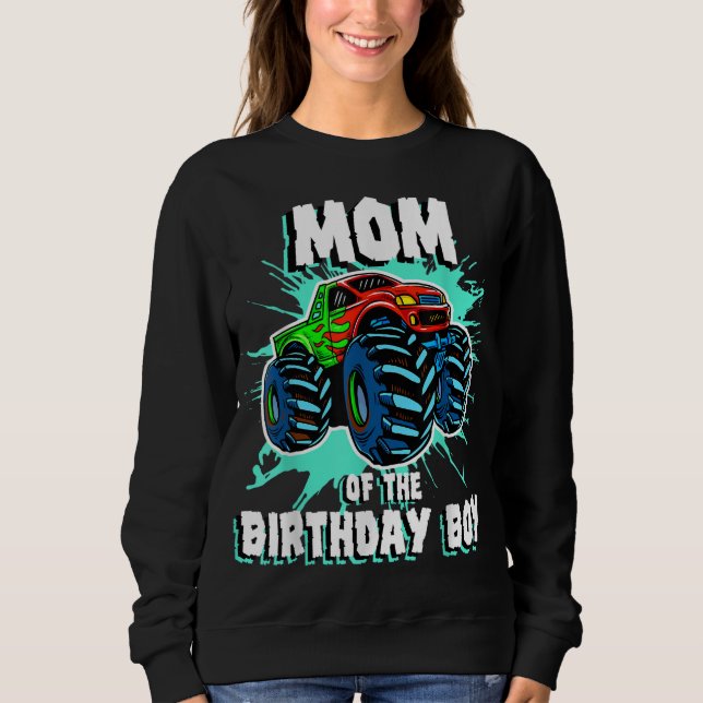 Camiseta Mãe do Par de Aniversário do Monstro do Aniversári (Frente)