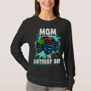 Camiseta Mãe do Par de Aniversário do Monstro do Aniversári