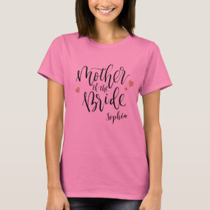 Camiseta Mãe Do Partido Bridal Personalizado Da Noiva