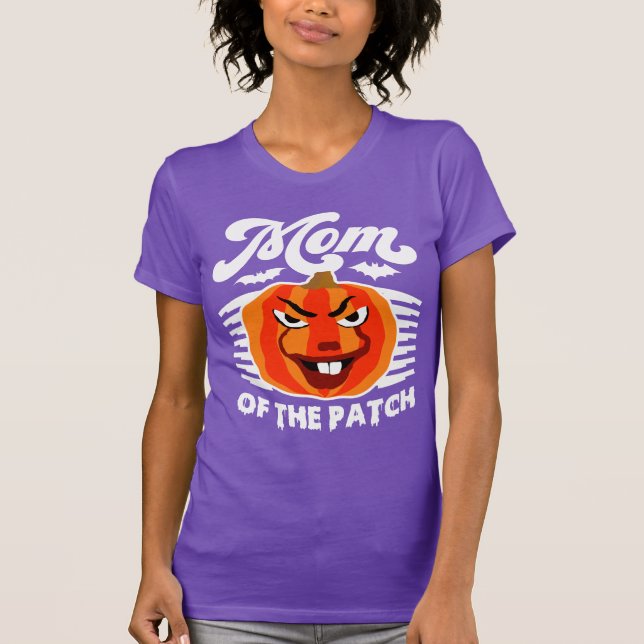 Camiseta Mãe do Patch - Feliz Feliz Dia das Bruxas (Frente)