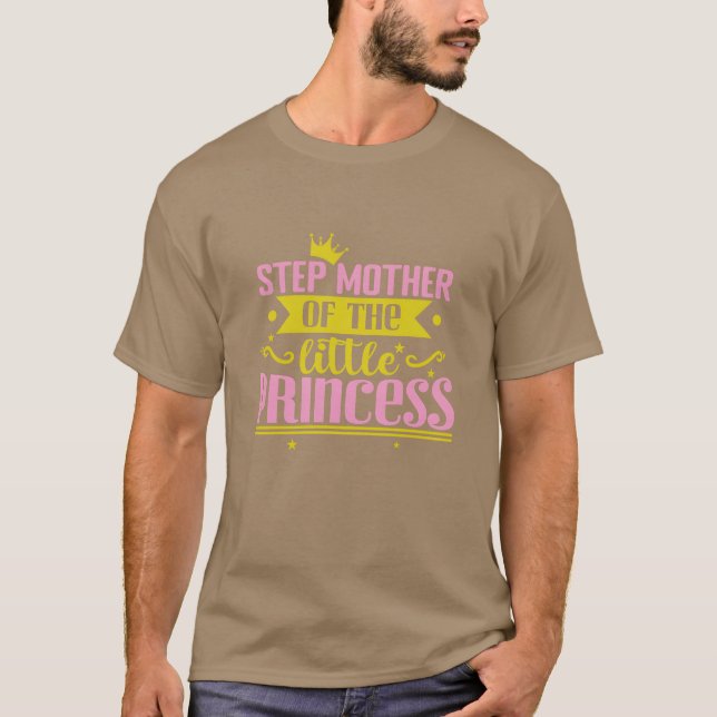 Camiseta Mãe do pequeno retrato da Princesa (Frente)