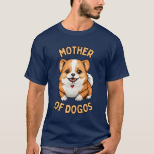 Camiseta Mãe do presente de Dogos