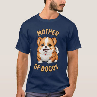 Camiseta Mãe do presente de Dogos
