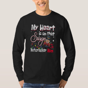 Camiseta Mãe do Quebra-Nozes Feminino Amor Dança de Ballet