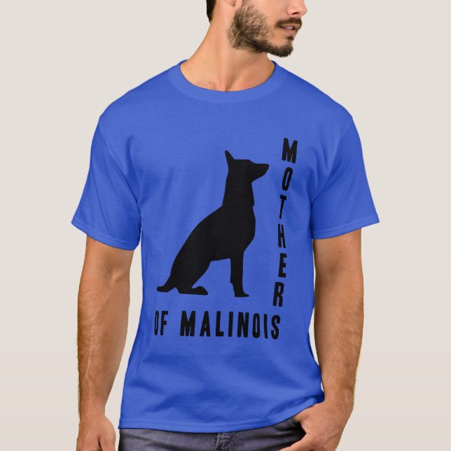 Camiseta Mãe do Retro Malinois (Frente)