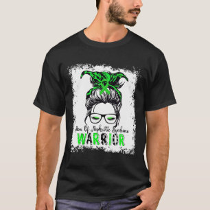 Camiseta Mãe Do Síndrome Nefrótico Guerreiro Fita Verde Mãe