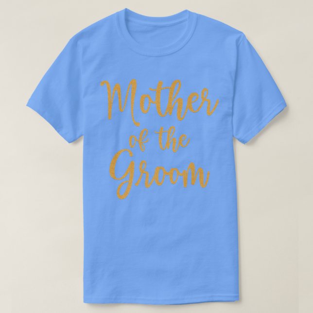 Camiseta Mãe do Tee do Groom (Frente do Design)