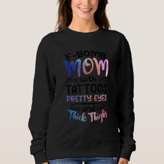Camiseta Mãe do Tipo Fbomba Com Tatuagens Olhos Bonitos Mãe