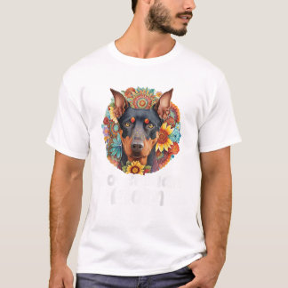 Camiseta Mãe Doberman Dia das Mães Cachorro