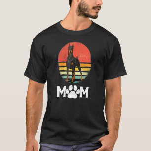 Camiseta Mãe Doberman Mãe de Cachorro Pinscher Dobie Mamãe