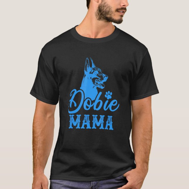 Camiseta Mãe Doberman Pinscher (Frente)