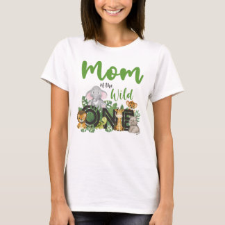 Camiseta Mãe dos Animais Selvagens do Zoológico Safari T-Sh