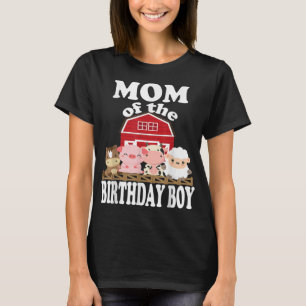Camiseta Mãe Dos Bichos De Criança De Aniversário Parte B