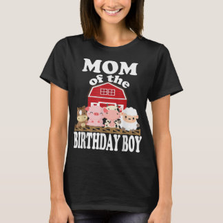 Camiseta Mãe Dos Bichos De Criança De Aniversário Parte B