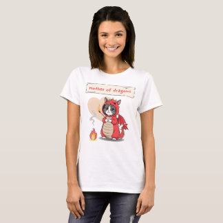 Camiseta Mãe dos Dragões - Presente Adorável de Dia de as m