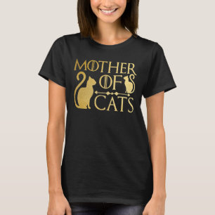 Camiseta Mãe dos Gatos Melhor Mãe Gata Mamãe Dia das Mães