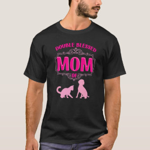 Camiseta Mãe Duplamente Abençoada Apenas Uma Mãe Que Ama Se