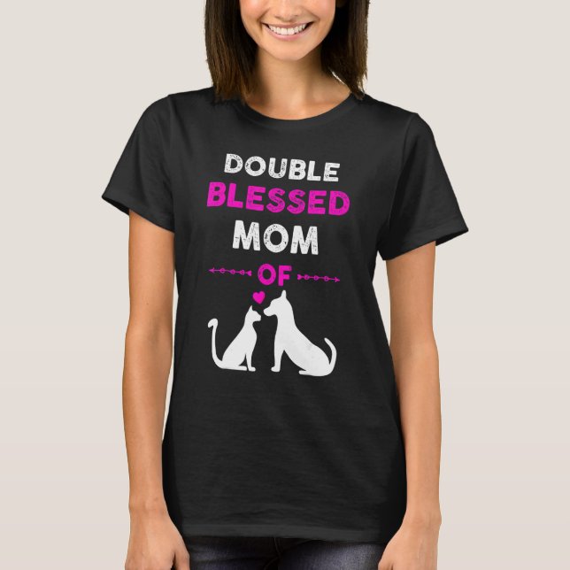 Camiseta Mãe Duplamente Abençoada Apenas Uma Mãe Que Ama Se (Frente)