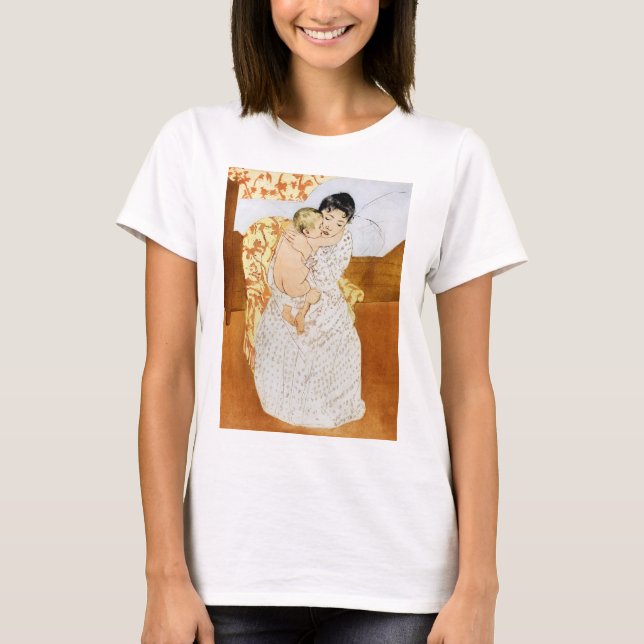 Camiseta Mãe e Criança, Mary Cassatt (Frente)
