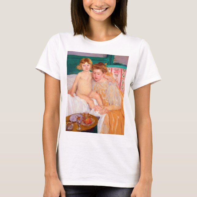 Camiseta Mãe e Criança, Mary Cassatt (Frente)