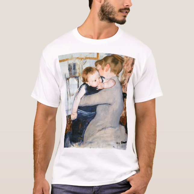 Camiseta Mãe e Criança, Mary Cassatt (Frente)