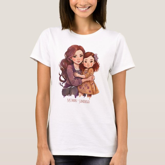 Camiseta Mãe e Filha Adoráveis (11) (Frente)