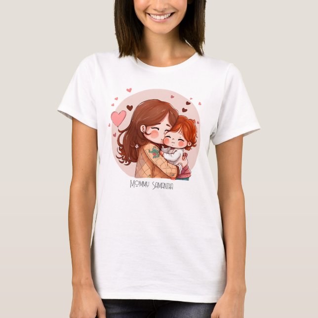 Camiseta Mãe e Filha Adoráveis (14) (Frente)