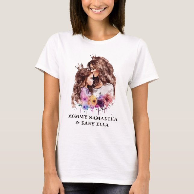 Camiseta Mãe e Filha Adoráveis (8) (Frente)