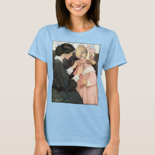 Camiseta Mãe e Filho Antigos por Jessie Willcox Smith